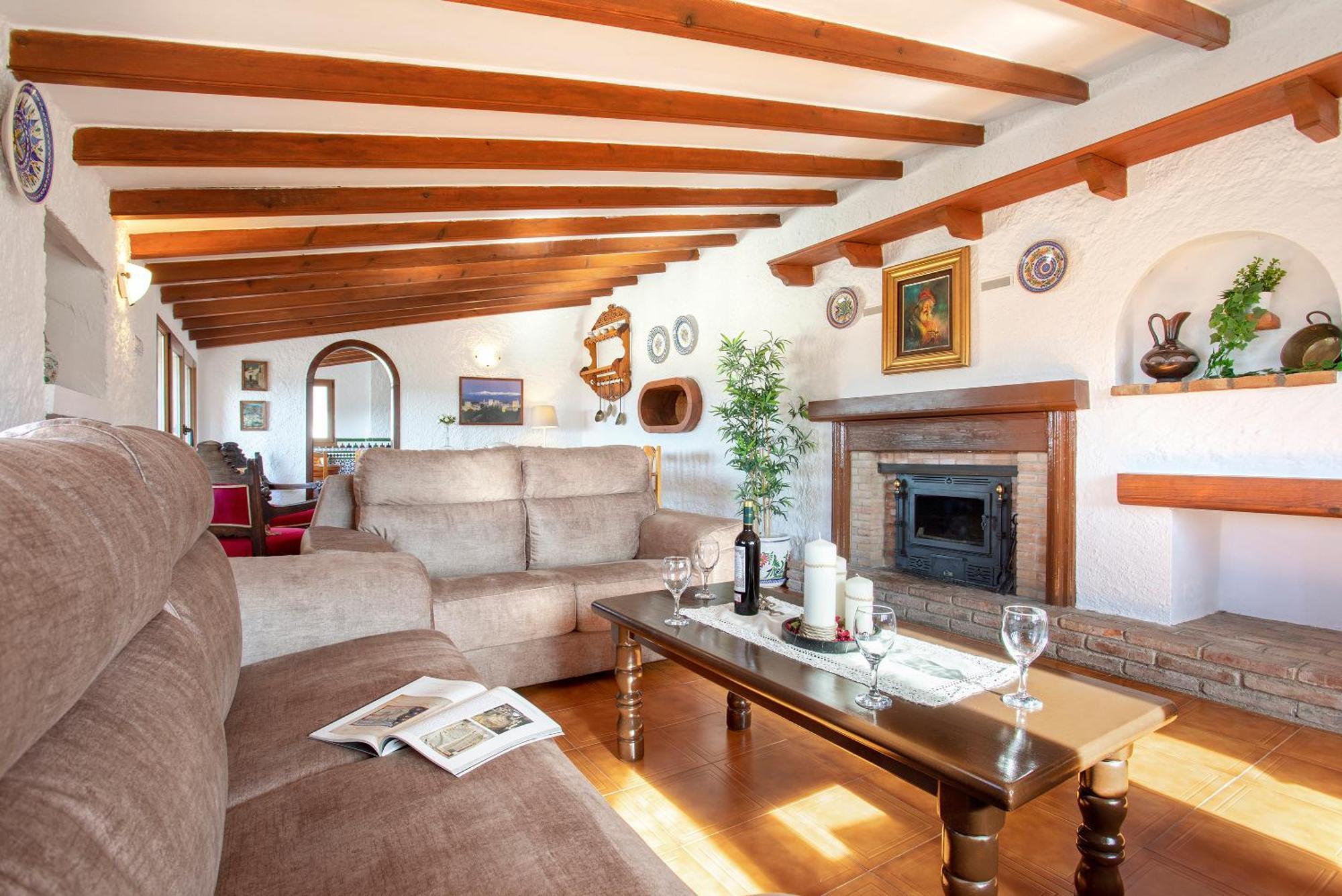 Casa Jardin Del Olivar Con Piscina Privada Alcaucin Luaran gambar