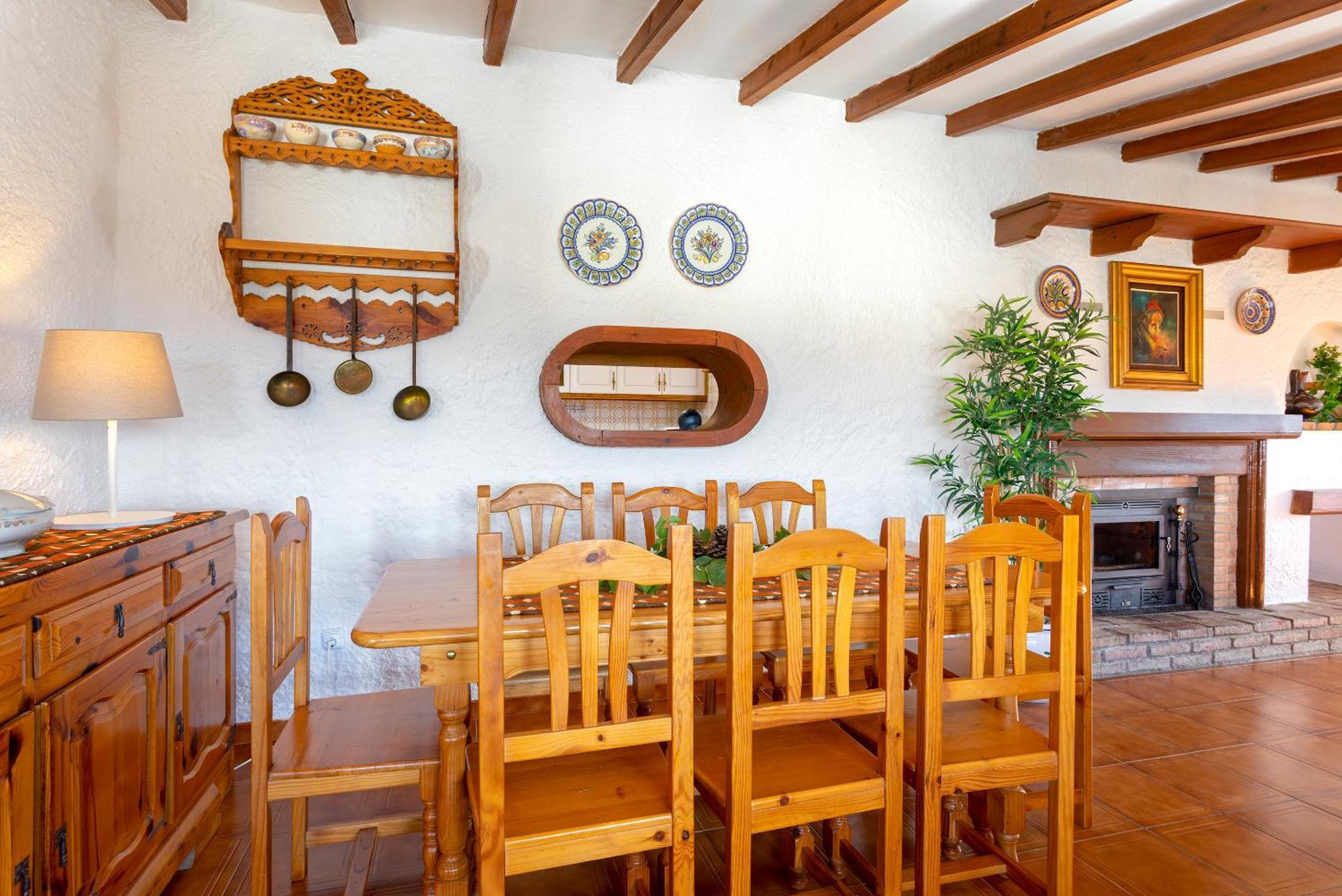 Casa Jardin Del Olivar Con Piscina Privada Alcaucin Luaran gambar