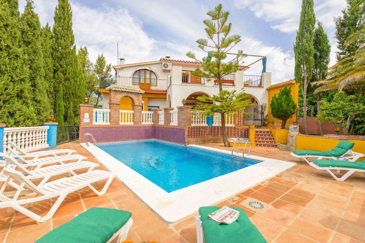 Casa Jardin Del Olivar Con Piscina Privada Alcaucin Luaran gambar