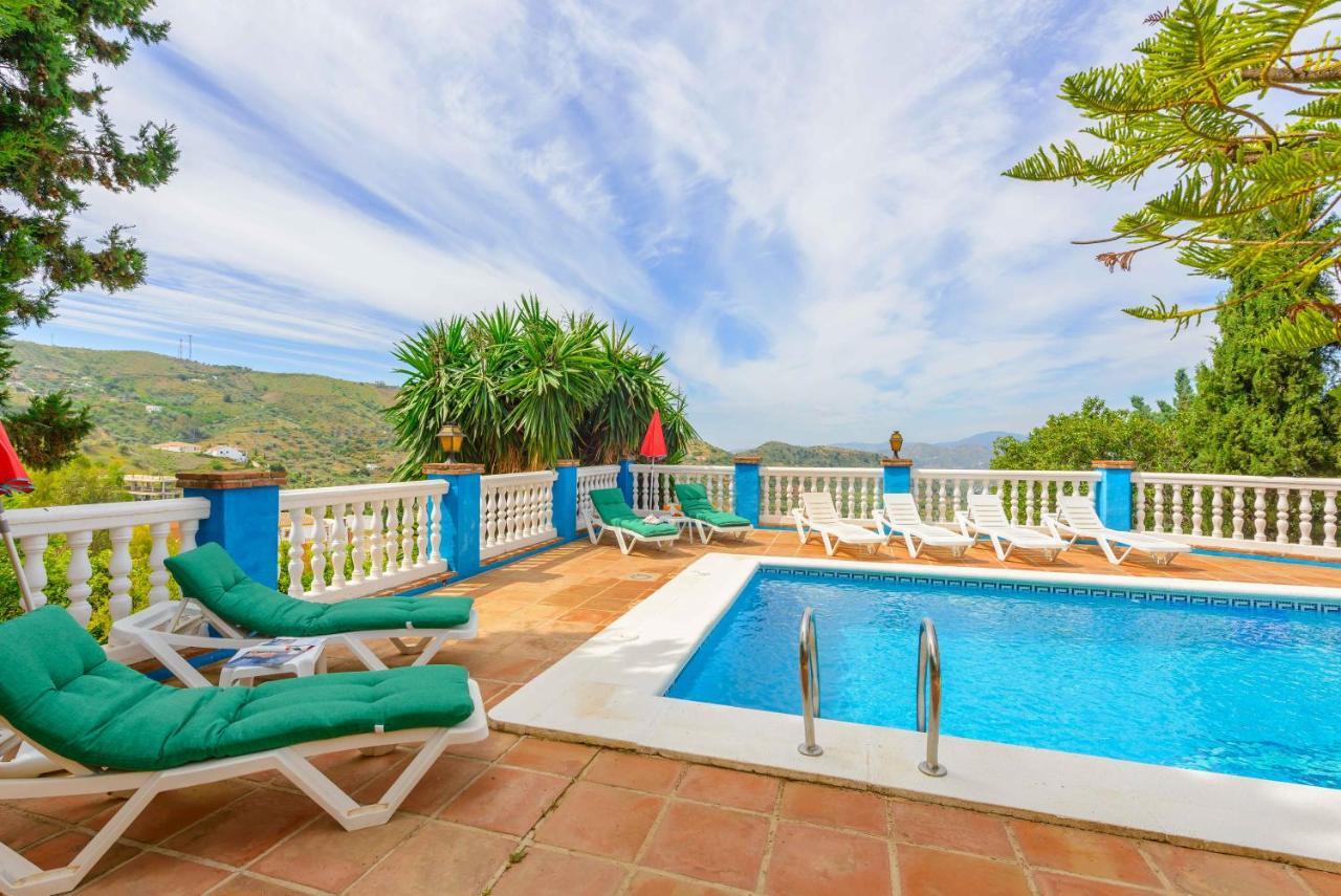 Casa Jardin Del Olivar Con Piscina Privada Alcaucin Luaran gambar