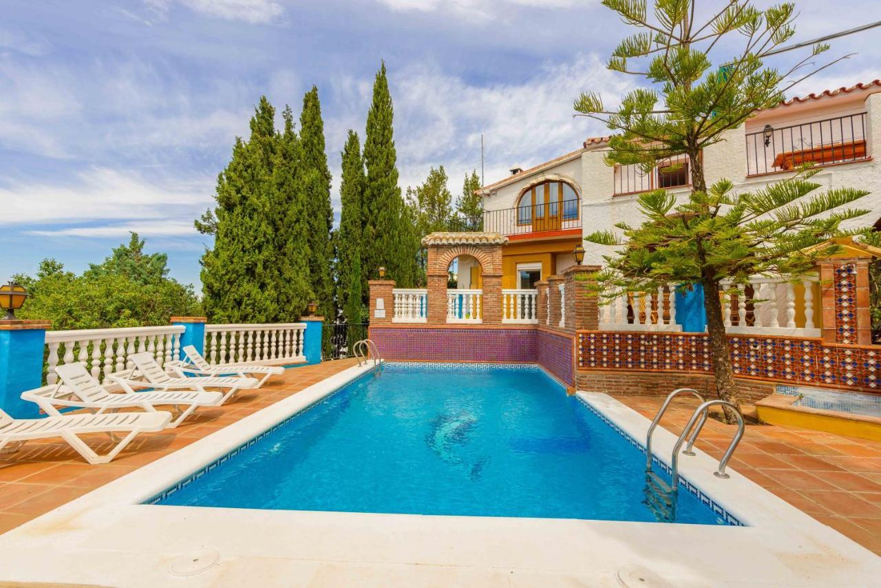Casa Jardin Del Olivar Con Piscina Privada Alcaucin Luaran gambar