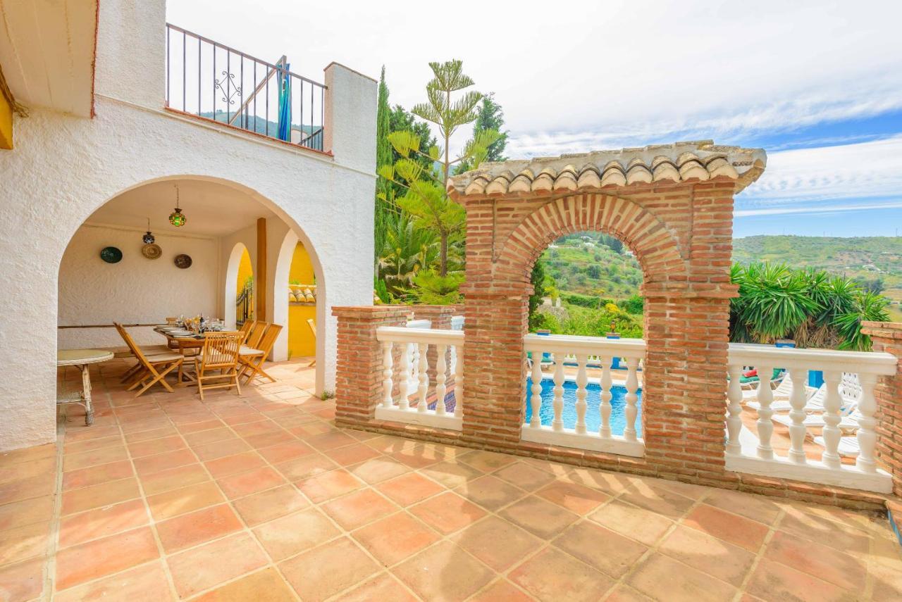 Casa Jardin Del Olivar Con Piscina Privada Alcaucin Luaran gambar