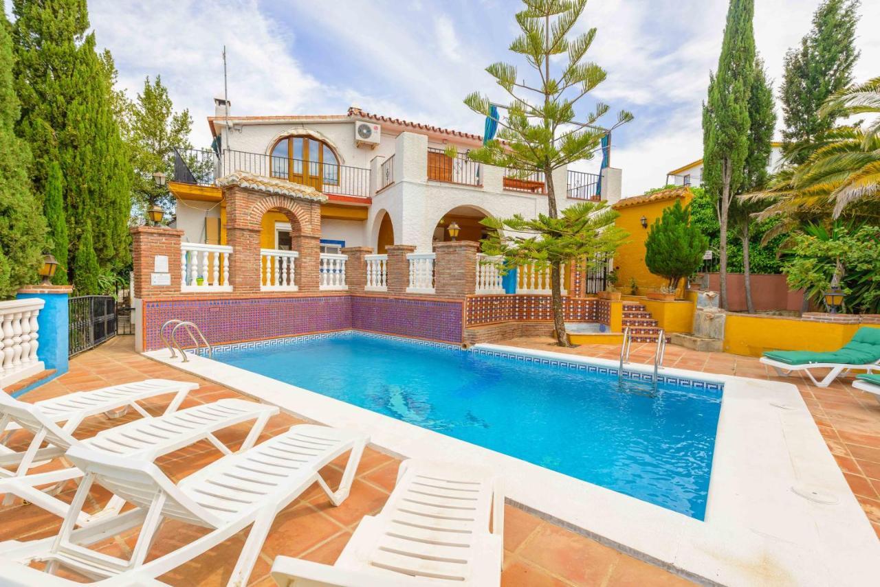 Casa Jardin Del Olivar Con Piscina Privada Alcaucin Luaran gambar