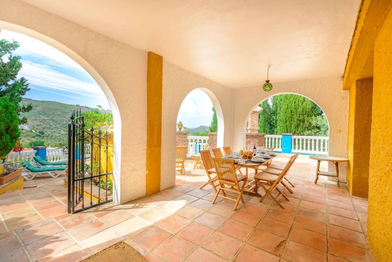 Casa Jardin Del Olivar Con Piscina Privada Alcaucin Luaran gambar